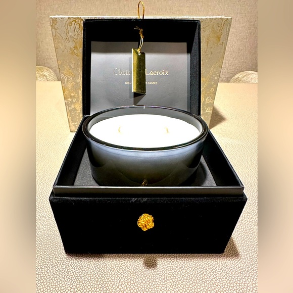 Christian Lacroix Other - Christian Lacroix 2 Wick Candle & Black Velvet Gift Box NWT